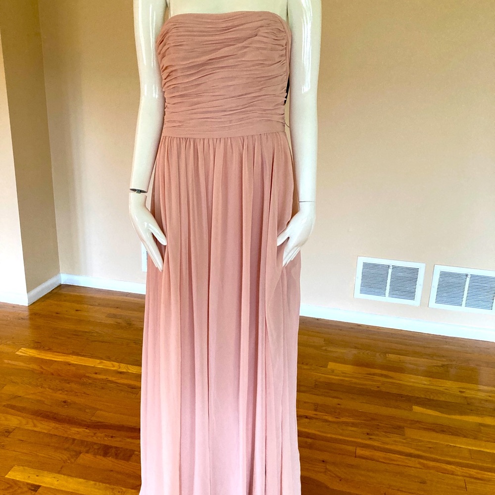 Pink long dress